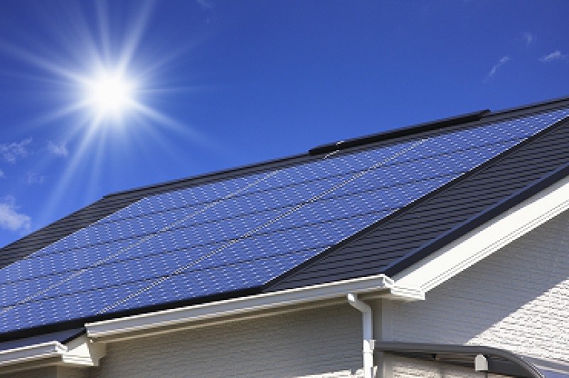 自宅の太陽光パネル発電報告の画像